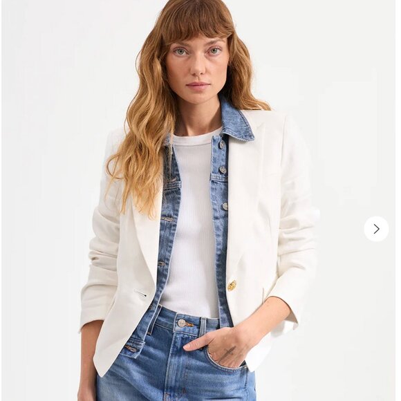 NWOT Veronica Beard Hosanna Linen Dickey Jacket (Size 2)